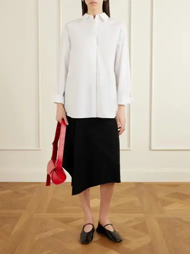 Jil Sander Cannolo Small Leather Shoulder Bag | Thumbnail 2 Jil Sander Cannolo Small Leather Shoulder Bag | Thumbnail 2