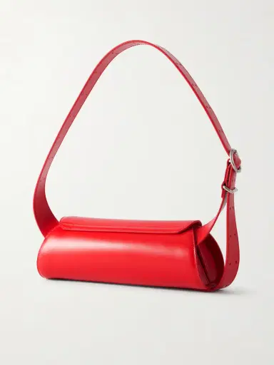 Jil Sander Cannolo Small Leather Shoulder Bag | Thumbnail 4 Jil Sander Cannolo Small Leather Shoulder Bag | Thumbnail 4