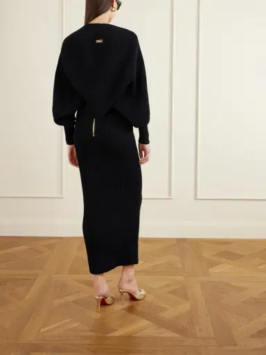 Balmain Ribbed-knit Cardigan | Thumbnail 4 Balmain Ribbed-knit Cardigan | Thumbnail 4