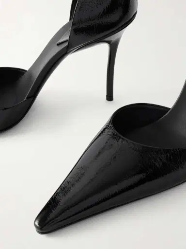 Alaïa D'orsay 90 Glossed Textured-leather Pumps | Thumbnail 4 Alaïa D'orsay 90 Glossed Textured-leather Pumps | Thumbnail 4