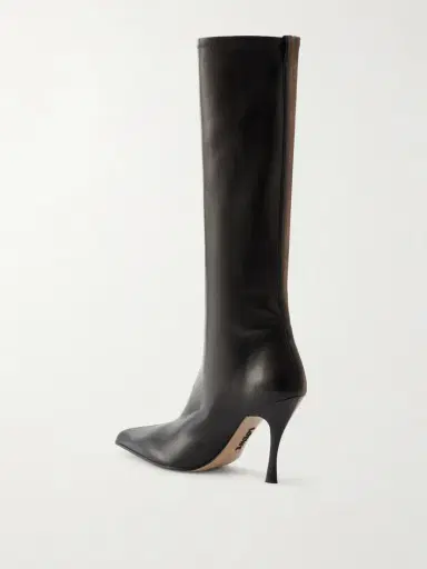 Loewe Comic Embellished Stretch-leather And Suede Knee Boots | Thumbnail 3 Loewe Comic Embellished Stretch-leather And Suede Knee Boots | Thumbnail 3