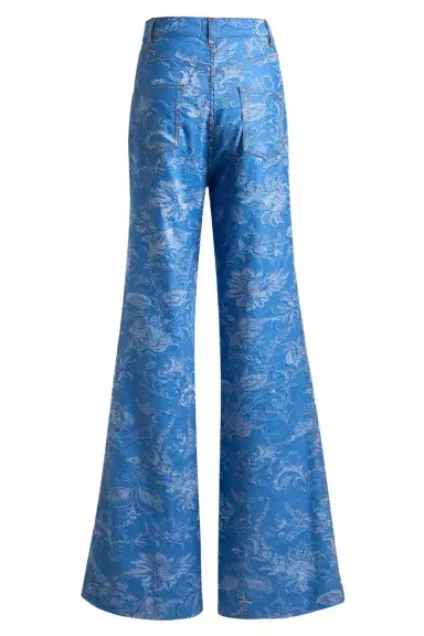 Etro Cropped Print Brocade Trousers | Thumbnail 9 Etro Cropped Print Brocade Trousers | Thumbnail 9