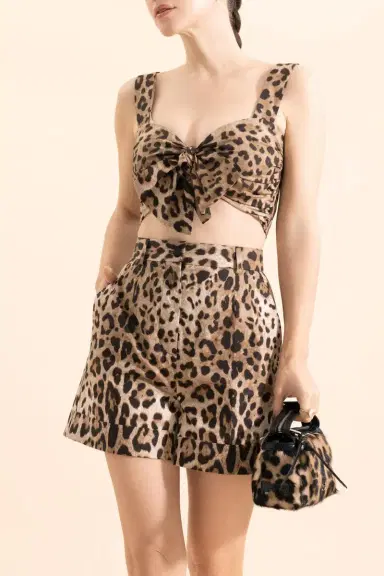 Dolce & Gabbana Leopard Printed Short | Thumbnail 2 Dolce & Gabbana Leopard Printed Short | Thumbnail 2