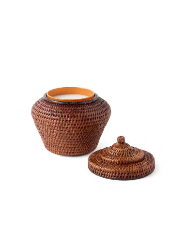 Cabana Terra Vimini Woven Candle Holder | Thumbnail 2 Cabana Terra Vimini Woven Candle Holder | Thumbnail 2