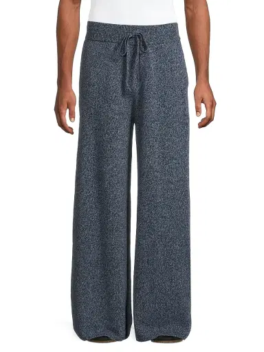 The Elder Statesman Men's Breakwater Marl Knit Pants | Thumbnail 3 The Elder Statesman Men's Breakwater Marl Knit Pants | Thumbnail 3