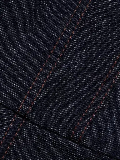 Adam Lippes Women's Veda Scoopneck Denim Midi-Dress - Indigo | Thumbnail 7 Adam Lippes Women's Veda Scoopneck Denim Midi-Dress - Indigo | Thumbnail 7