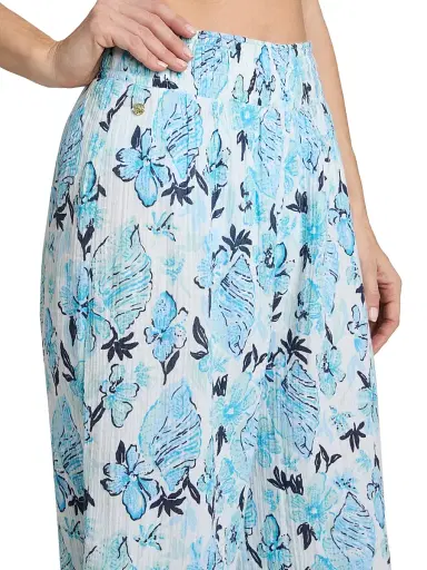Lilly Pulitzer Women's Enzo Seahsell Coverup Pants - White Multi - Size XL | Thumbnail 6 Lilly Pulitzer Women's Enzo Seahsell Coverup Pants - White Multi - Size XL | Thumbnail 6