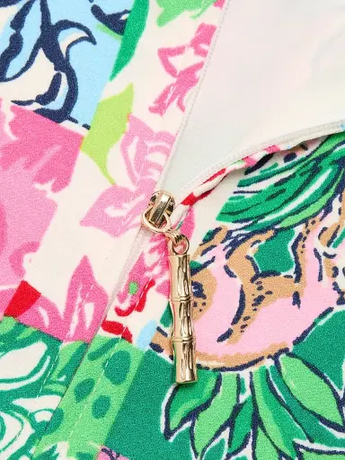 Lilly Pulitzer Women's Edita Patchwork Print Maxi Dress - Multi Party Punch Patch - Size 16 | Thumbnail 7 Lilly Pulitzer Women's Edita Patchwork Print Maxi Dress - Multi Party Punch Patch - Size 16 | Thumbnail 7