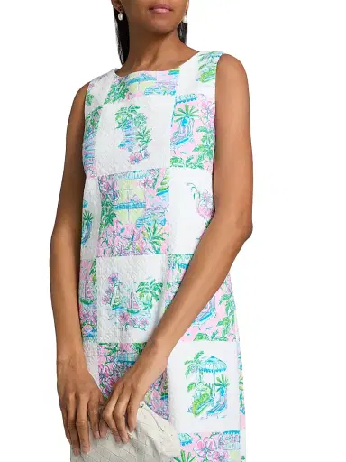Lilly Pulitzer Women's Dee Patch Print Maxi Dress - Multi Sunny Dee Patch - Size 16 | Thumbnail 6 Lilly Pulitzer Women's Dee Patch Print Maxi Dress - Multi Sunny Dee Patch - Size 16 | Thumbnail 6