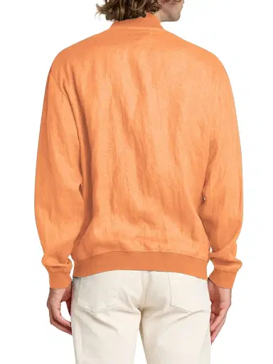 Kiton Men's Pahoa Linen Jacket - Orange - Size 50 | Thumbnail 5 Kiton Men's Pahoa Linen Jacket - Orange - Size 50 | Thumbnail 5