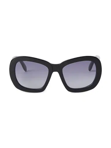 Palm Angels Women's Moon 54MM Round Sunglasses - Black | Thumbnail 2 Palm Angels Women's Moon 54MM Round Sunglasses - Black | Thumbnail 2