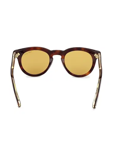 Tom Ford Men's Icon 47MM Round Sunglasses - Classic Havana | Thumbnail 5 Tom Ford Men's Icon 47MM Round Sunglasses - Classic Havana | Thumbnail 5