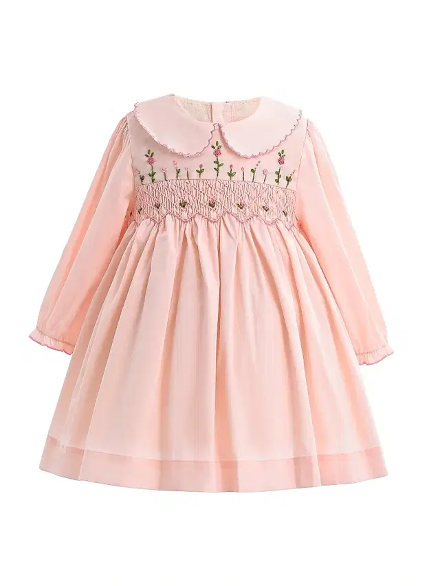 Baby Girl's Blossom Smocked Dress - Pink 36 Months Baby Girl's Blossom Smocked Dress - Pink 36 Months