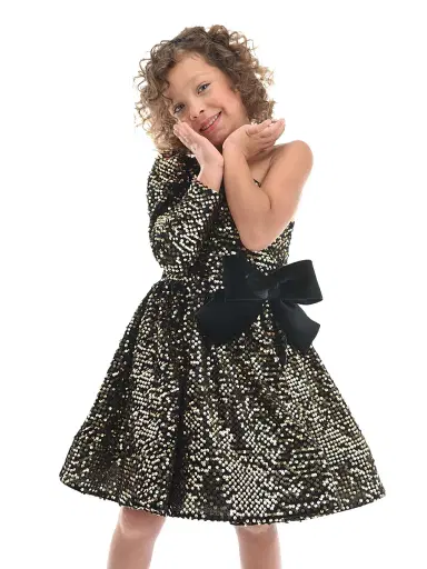 Tulleen Little Girl's & Girl's Zoria Dress - Black | Thumbnail 3 Tulleen Little Girl's & Girl's Zoria Dress - Black | Thumbnail 3