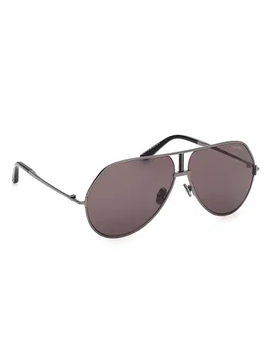 Tom Ford Men's Rickie 63MM Aviator Sunglasses - Shinydarkblacksmoke | Thumbnail 8 Tom Ford Men's Rickie 63MM Aviator Sunglasses - Shinydarkblacksmoke | Thumbnail 8
