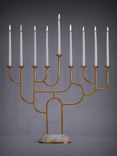 L'Objet Rova Menorah - Gold | Thumbnail 3 L'Objet Rova Menorah - Gold | Thumbnail 3