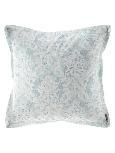 Lili Alessandra Milan Euro Pillow Spa Faded Damask Venetian Linen | Thumbnail 1 Lili Alessandra Milan Euro Pillow Spa Faded Damask Venetian Linen | Thumbnail 1