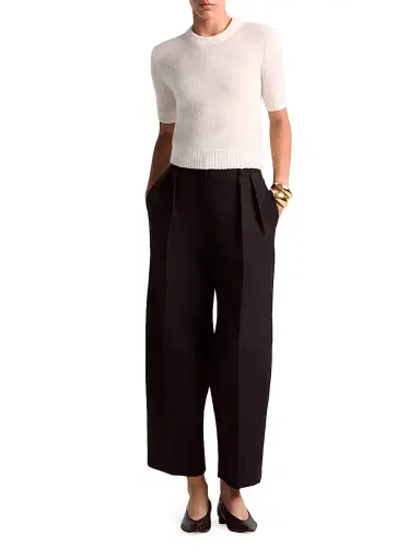Altuzarra Women's Ty Merino Wool-Alpaca Blend Sweater - Ivory - Size XL | Thumbnail 2 Altuzarra Women's Ty Merino Wool-Alpaca Blend Sweater - Ivory - Size XL | Thumbnail 2