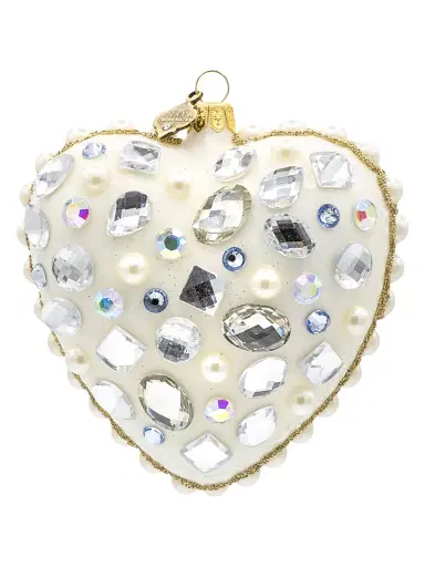 Jay Strongwater Bejeweled Heart Ornament | Thumbnail 1 Jay Strongwater Bejeweled Heart Ornament | Thumbnail 1