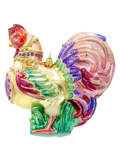 Jay Strongwater Lavish Rooster Christmas Ornament | Thumbnail 1 Jay Strongwater Lavish Rooster Christmas Ornament | Thumbnail 1