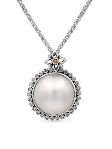 Stephen Dweck Women's Pearlicious Sterling Silver, 18K Yellow Gold & Multi-Gemstone Pendant Necklace - Silver | Thumbnail 1 Stephen Dweck Women's Pearlicious Sterling Silver, 18K Yellow Gold & Multi-Gemstone Pendant Necklace - Silver | Thumbnail 1