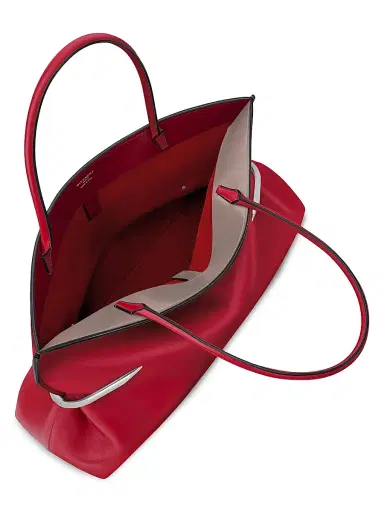 Givenchy Women's Pinch Squeezed Horizontal Tote Bag in Nappa Leather - Equestrian Red | Thumbnail 4 Givenchy Women's Pinch Squeezed Horizontal Tote Bag in Nappa Leather - Equestrian Red | Thumbnail 4