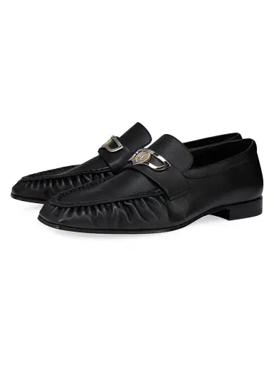 Christian Louboutin Men's Mocallista Leather Loafers - Black | Thumbnail 2 Christian Louboutin Men's Mocallista Leather Loafers - Black | Thumbnail 2