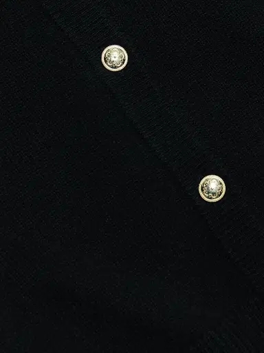 Ba&sh Women's Peggy Wool Cardigan - Noir - Size Large | Thumbnail 7 Ba&sh Women's Peggy Wool Cardigan - Noir - Size Large | Thumbnail 7