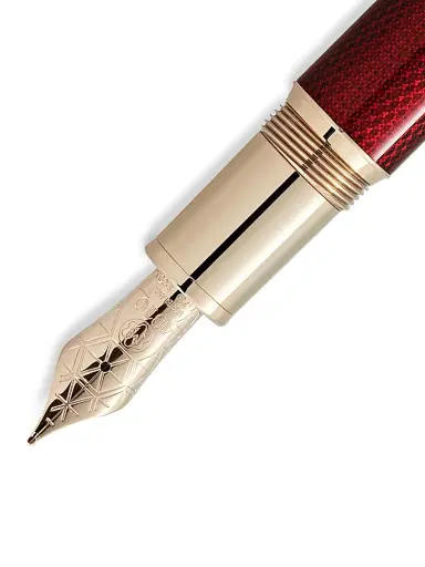 Montblanc Meisterstück Solitaire Golden Hour LeGrand 18K-Gold-Plated Fountain Pen - Burgundy | Thumbnail 6 Montblanc Meisterstück Solitaire Golden Hour LeGrand 18K-Gold-Plated Fountain Pen - Burgundy | Thumbnail 6
