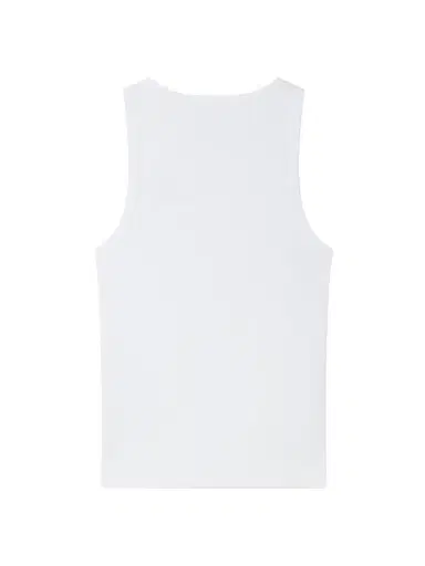 Casablanca Men's Logo Rib-Knit Stretch-Cotton Tank - White | Thumbnail 2 Casablanca Men's Logo Rib-Knit Stretch-Cotton Tank - White | Thumbnail 2