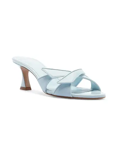 Alexandre Birman Women's Tita 60MM Leather Sandals - Dust Blue | Thumbnail 2 Alexandre Birman Women's Tita 60MM Leather Sandals - Dust Blue | Thumbnail 2