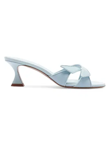 Alexandre Birman Women's Tita 60MM Leather Sandals - Dust Blue | Thumbnail 1 Alexandre Birman Women's Tita 60MM Leather Sandals - Dust Blue | Thumbnail 1