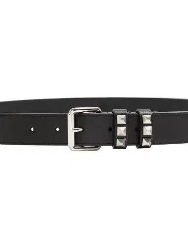 Valentino Garavani Men's Flaneuse Belt in Shiny Calfskin 30MM - Black | Thumbnail 3 Valentino Garavani Men's Flaneuse Belt in Shiny Calfskin 30MM - Black | Thumbnail 3