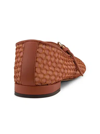 Ulla Johnson Women's Isobel Mesh Ballet Flats - Rust Copper | Thumbnail 3 Ulla Johnson Women's Isobel Mesh Ballet Flats - Rust Copper | Thumbnail 3