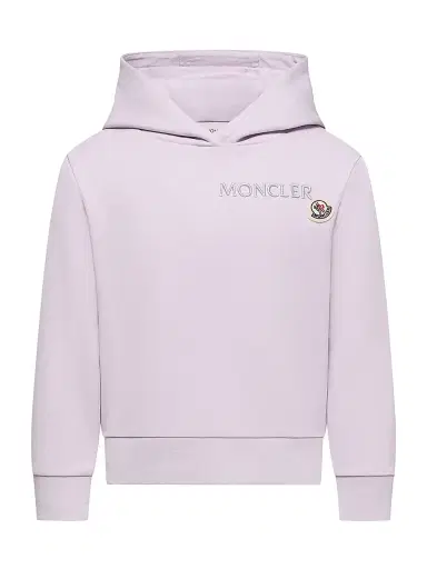 Moncler Little Girl's & Girl's Hoodie in Cotton | Thumbnail 1 Moncler Little Girl's & Girl's Hoodie in Cotton | Thumbnail 1