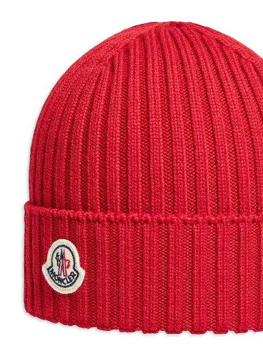Moncler Little Boy's & Boy's Beanie Hat in Wool | Thumbnail 3 Moncler Little Boy's & Boy's Beanie Hat in Wool | Thumbnail 3