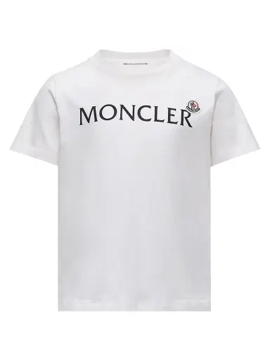 Moncler Little Boy's & Boy's Crewneck T-Shirt in Cotton - White - Size 14 | Thumbnail 1 Moncler Little Boy's & Boy's Crewneck T-Shirt in Cotton - White - Size 14 | Thumbnail 1
