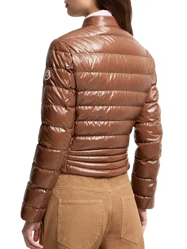 Moncler Women's Papillon Puffer Jacket - Brown | Thumbnail 3 Moncler Women's Papillon Puffer Jacket - Brown | Thumbnail 3