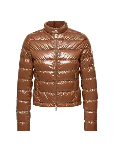 Moncler Women's Papillon Puffer Jacket - Brown | Thumbnail 1 Moncler Women's Papillon Puffer Jacket - Brown | Thumbnail 1