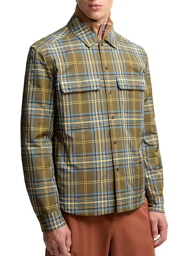 Moncler Men's Shacket with Checks | Thumbnail 2 Moncler Men's Shacket with Checks | Thumbnail 2