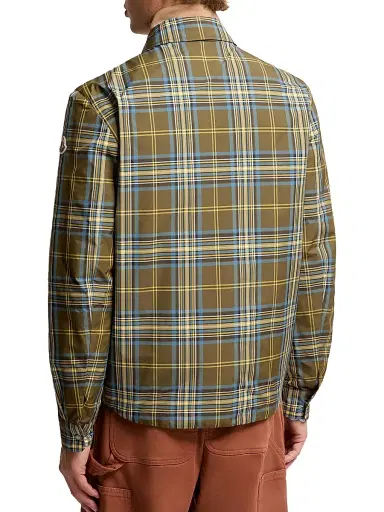 Moncler Men's Shacket with Checks | Thumbnail 3 Moncler Men's Shacket with Checks | Thumbnail 3