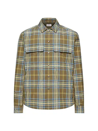 Moncler Men's Shacket with Checks | Thumbnail 1 Moncler Men's Shacket with Checks | Thumbnail 1