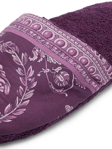 Versace Men's I Heart Baroque Cotton Terry Slippers | Thumbnail 6 Versace Men's I Heart Baroque Cotton Terry Slippers | Thumbnail 6