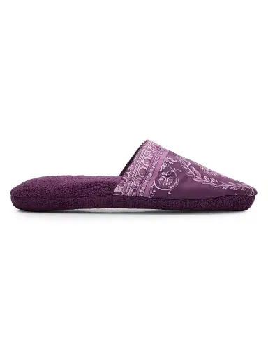 Versace Men's I Heart Baroque Cotton Terry Slippers | Thumbnail 1 Versace Men's I Heart Baroque Cotton Terry Slippers | Thumbnail 1
