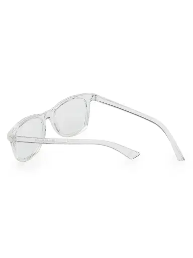 The Book Club Women's Grime in Banishment 52MM Clear Lens Round Glasses - Clear | Thumbnail 3 The Book Club Women's Grime in Banishment 52MM Clear Lens Round Glasses - Clear | Thumbnail 3