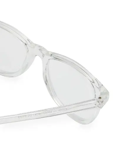 The Book Club Women's Grime in Banishment 52MM Clear Lens Round Glasses - Clear | Thumbnail 5 The Book Club Women's Grime in Banishment 52MM Clear Lens Round Glasses - Clear | Thumbnail 5