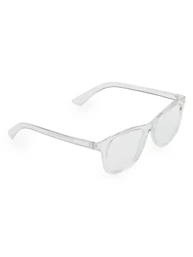 The Book Club Women's Grime in Banishment 52MM Clear Lens Round Glasses - Clear | Thumbnail 1 The Book Club Women's Grime in Banishment 52MM Clear Lens Round Glasses - Clear | Thumbnail 1