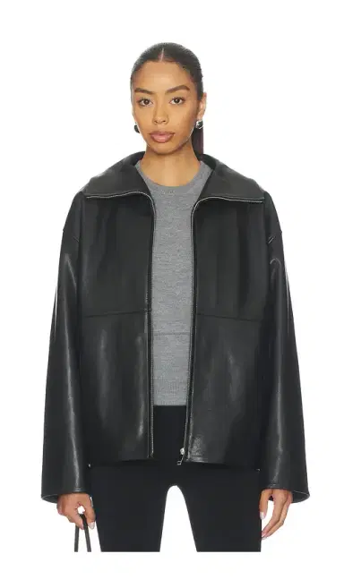 EAVES Jorunn Leather Jacket | Thumbnail 2 EAVES Jorunn Leather Jacket | Thumbnail 2