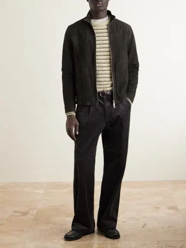 ELEVENTY Suede Zip-Up Jacket - Men | Thumbnail 2 ELEVENTY Suede Zip-Up Jacket - Men | Thumbnail 2