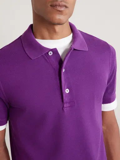 Tom Ford Slim-Fit Lyocell and Cotton-Blend Piqué Polo Shirt - Men | Thumbnail 5 Tom Ford Slim-Fit Lyocell and Cotton-Blend Piqué Polo Shirt - Men | Thumbnail 5
